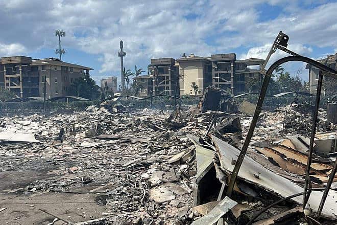 The blazes that swept through Lahaina on the island of Maui last week represented one of the most deadly fires in U.S. history. Photo courtesy of Ido Sarfati.