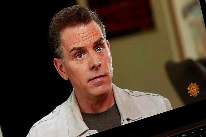 Hunter Biden interview for CBS "Sunday Morning News" on April 4, 2021. Credit: Domenico Fornas/Shutterstock.