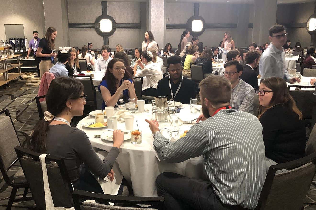 Students at the Israel on Campus Coalition National Leadership Summit in Washington, D.C. in Aug. 2023. Photo by David Swindle.