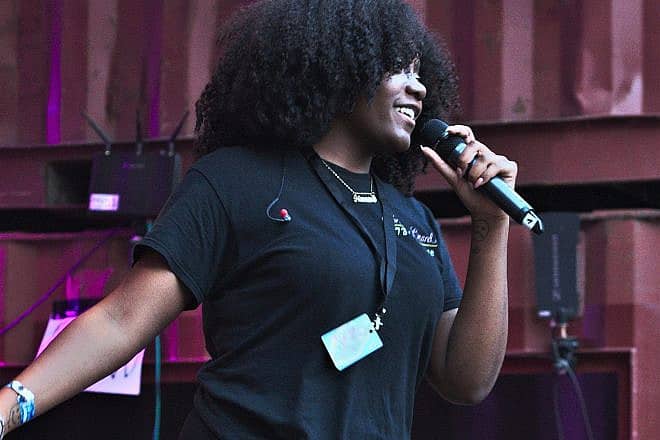 Rapper Noname. Credit: Nicolas Völcker via Wikimedia Commons.