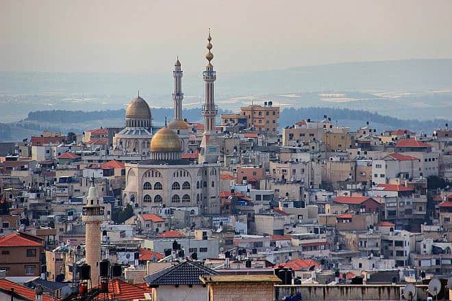The Arab Israeli city of Umm al-Fahm. Source: Wikimedia Commons.