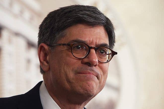 Jack Lew, then U.S. treasury secretary, on a visit to Ukraine on Nov. 13, 2015. Photo by Sergey Starostenko/Shutterstock.