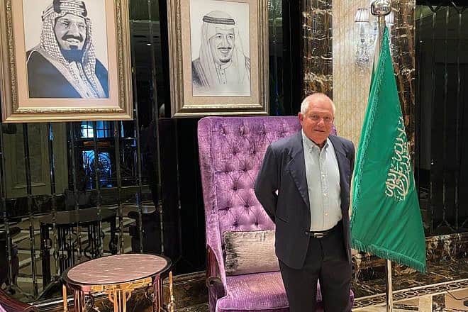 Israeli Tourism Minister Haim Katz ahead of the opening session of a U.N. World Tourism Organization gathering in Riyadh, Saudi Arabia, Sept. 27, 2023. Credit: Courtesy.