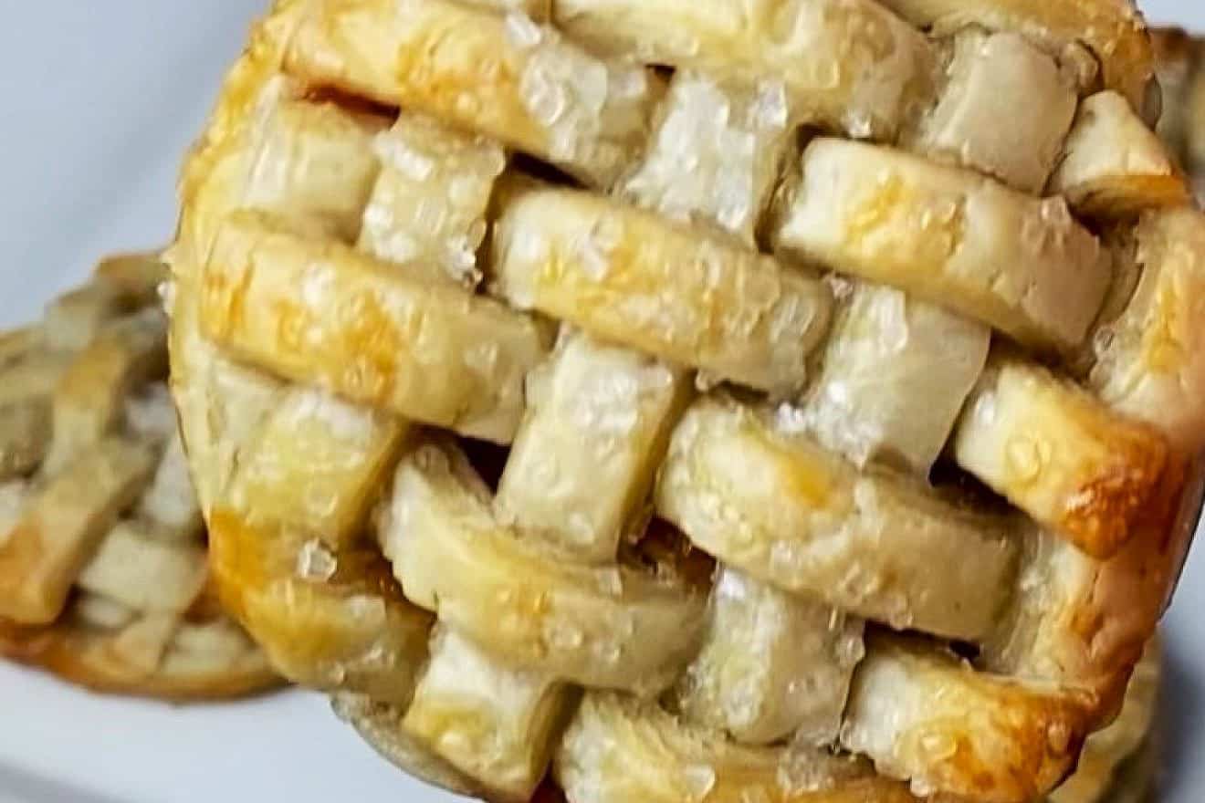 Gluten-Free Leek Puff-Pastry Tart. Photo by Dave Stubler.