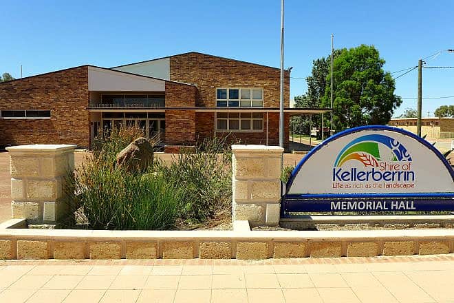 Kellerberrin Memorial Hall in Western Australia. Credit: Bahnfrend via Wikimedia Commons.