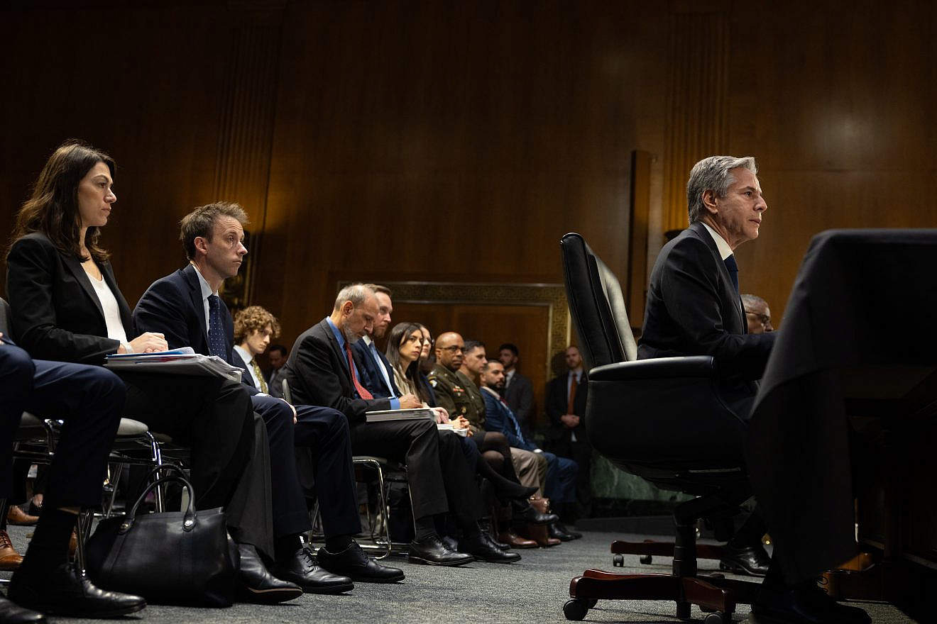 U.S. Secretary of State Antony Blinken testifies before the Senate Committee on Appropriations on Capitol Hill in Washington, D.C., on Oct. 31, 2023. Credit: Chuck Kennedy/U.S. State Department.