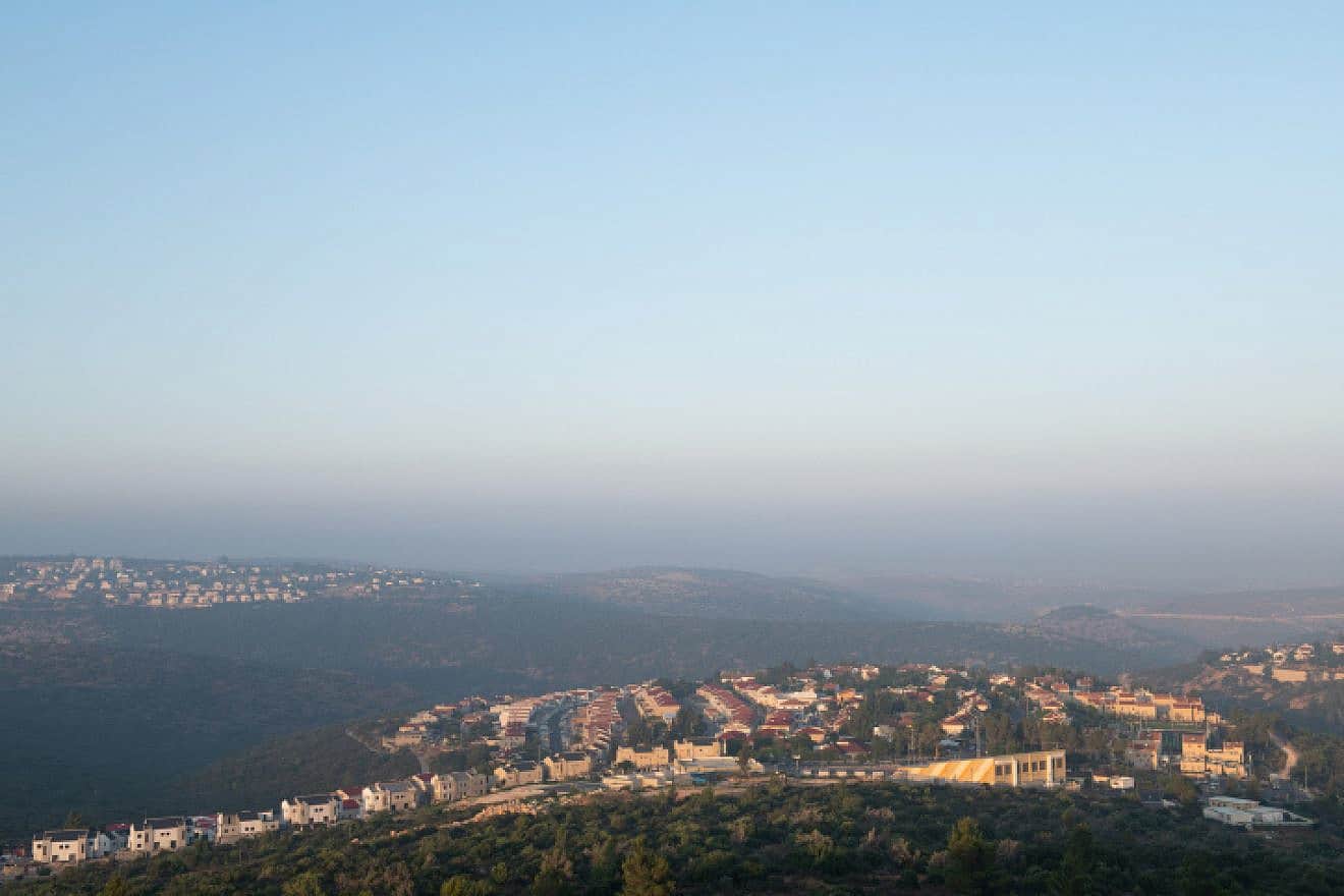 View of the Israeli community of Karnei Shomron in Samaria, July 2, 2020. Photo by Sraya Diamant/Flash90.