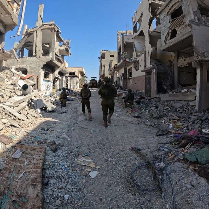 Israel Defense Forces operating in the Gaza Strip in October 2023. Source: IDF Spokesperson's Unit.
