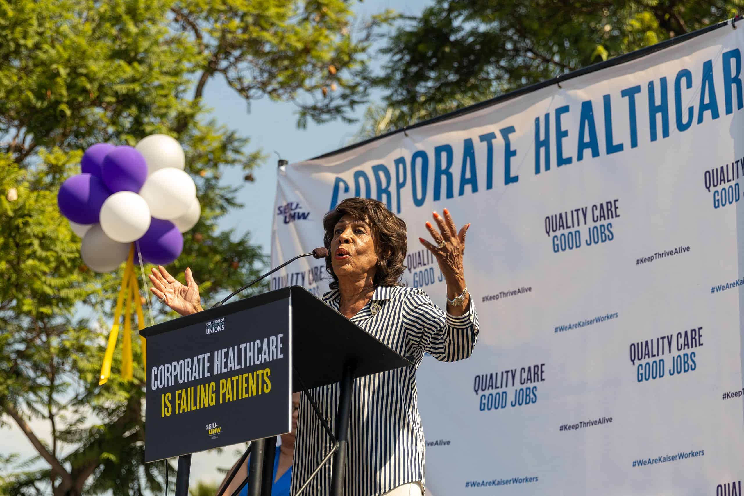 Rep. Waters appears to be final Congress member to comment on Israel -  JNS.org