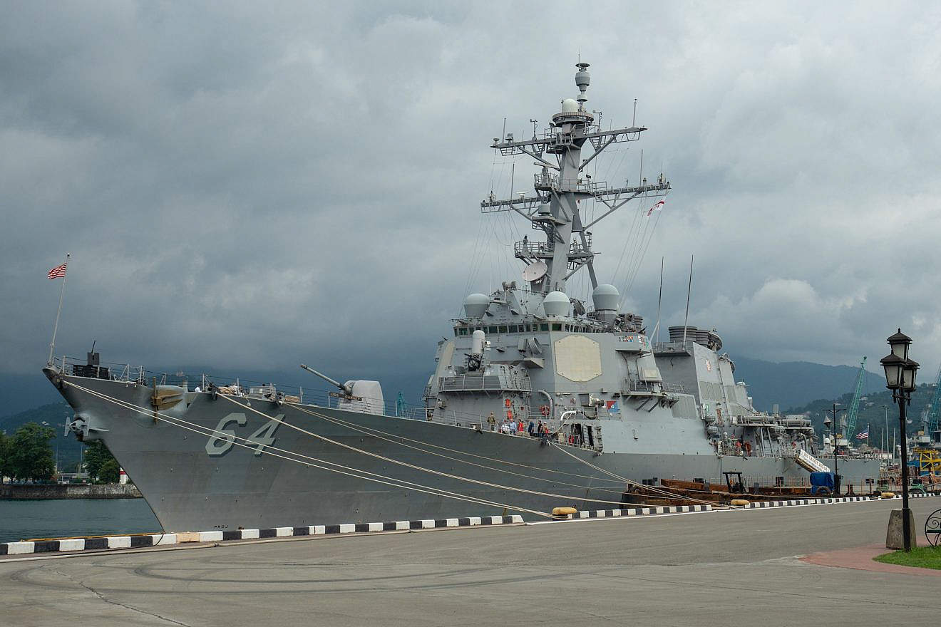 The destroyer “USS Carney” at port in Batumi, Georgia, on Aug. 24, 2018. Credit: Oleksandr Shestakov/Shutterstock.