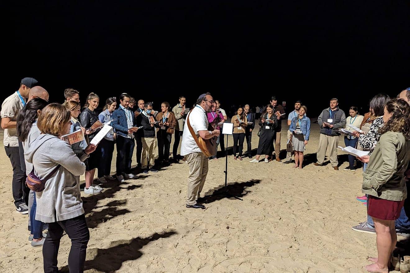 A Jewish communal celebration in San Diego. Credit: Courtesy.