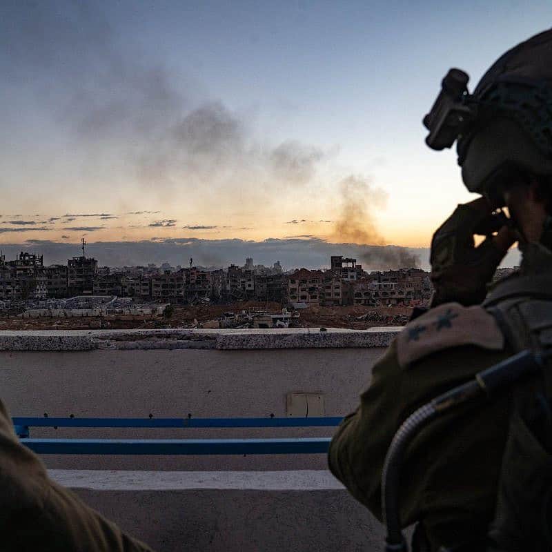 Israeli troops operating in the Hamas-ruled Gaza Strip, Nov. 22, 2023. Credit: IDF.