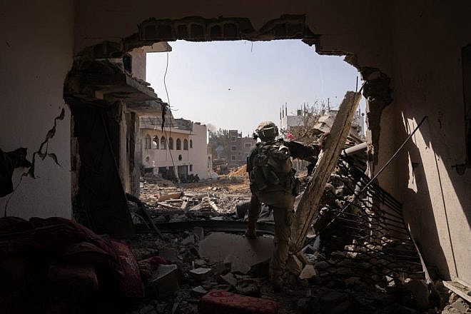 Israeli forces conducting ground operations in the Gaza Strip, Nov. 7, 2023. Credit: IDF.