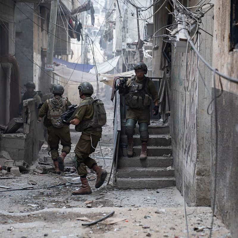 Israeli troops operating in the Hamas-ruled Gaza Strip, Nov. 20, 2023. Credit: IDF.