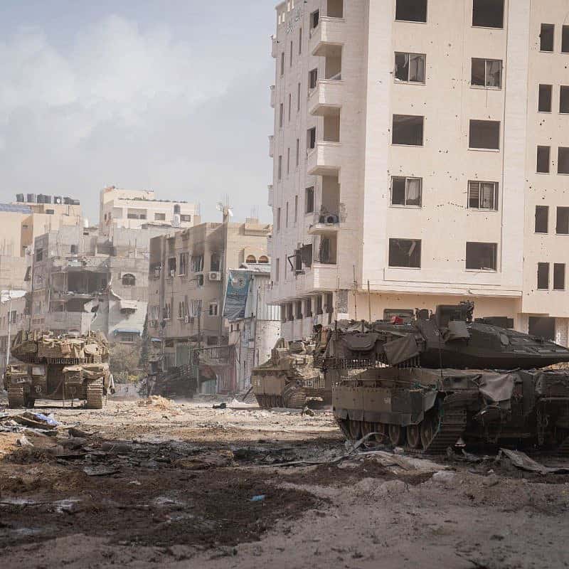 Israeli troops operating in the Hamas-ruled Gaza Strip, Nov. 21, 2023. Credit: IDF.