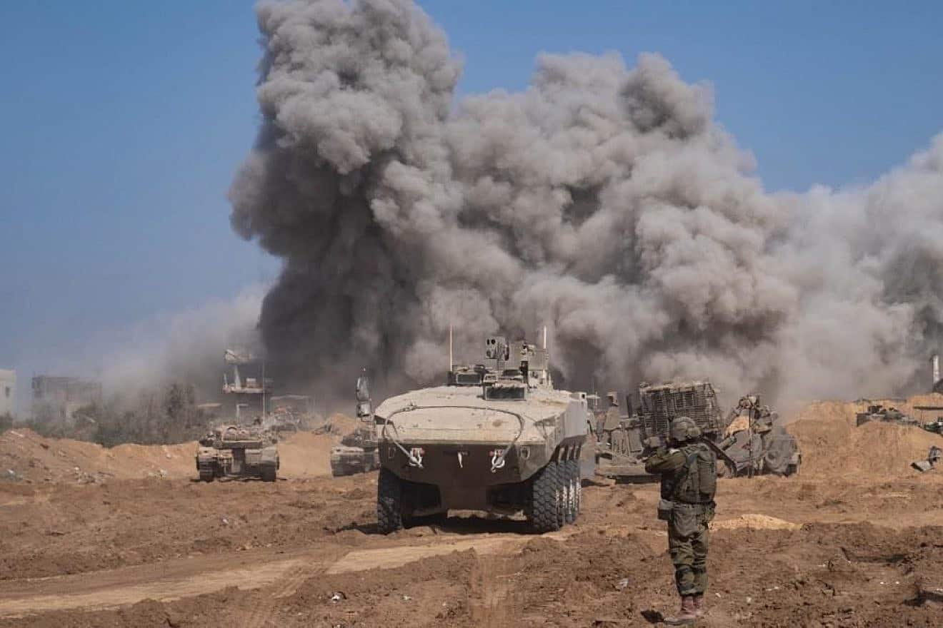Israeli forces conducting ground operations in the Gaza Strip, Nov. 5, 2023. Credit: IDF.