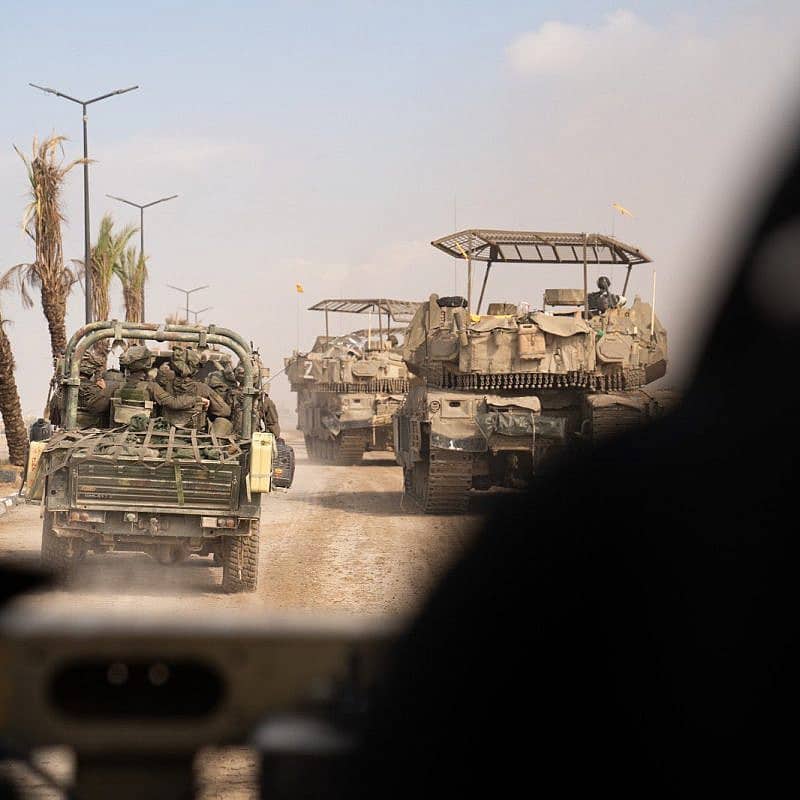Israeli troops operating in the Hamas-ruled Gaza Strip, Nov. 20, 2023. Credit: IDF.