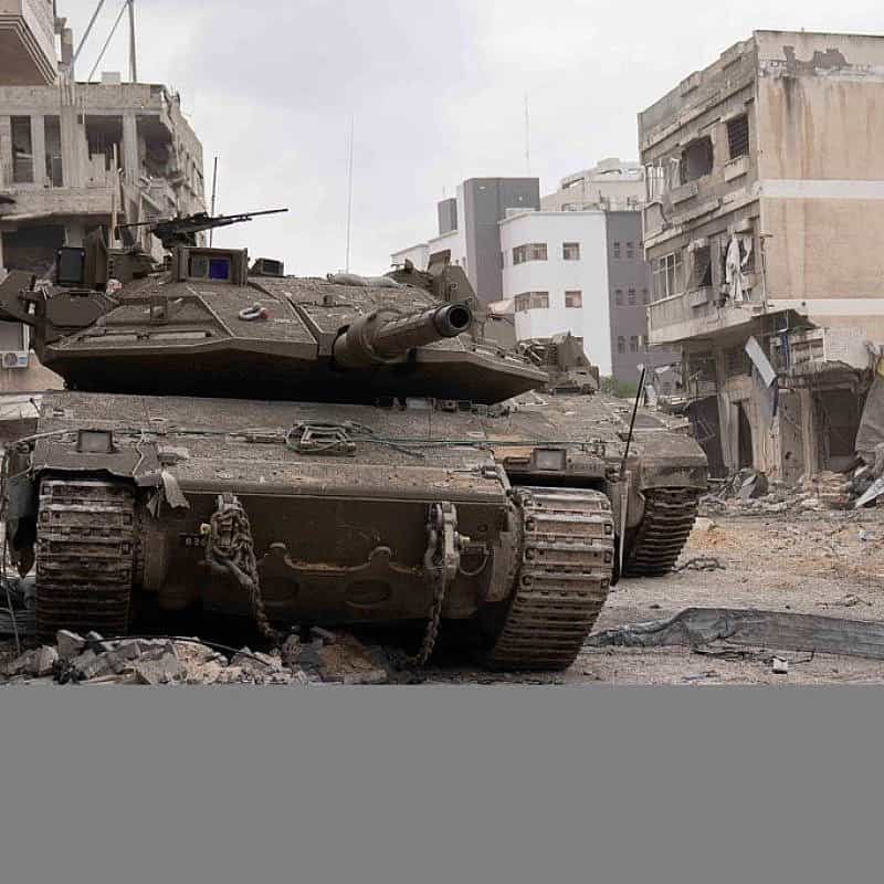 Israeli troops operating in the Hamas-ruled Gaza Strip, Nov. 28, 2023. Credit: IDF.