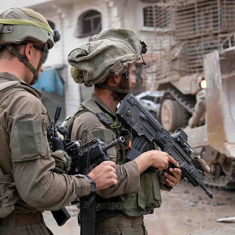 Israeli troops operating in the Hamas-ruled Gaza Strip, Nov. 28, 2023. Credit: IDF.