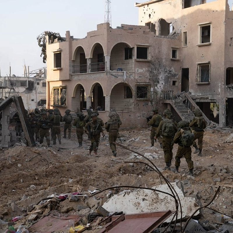 Israeli troops operating in the Hamas-ruled Gaza Strip, Nov. 16, 2023. Credit: IDF.