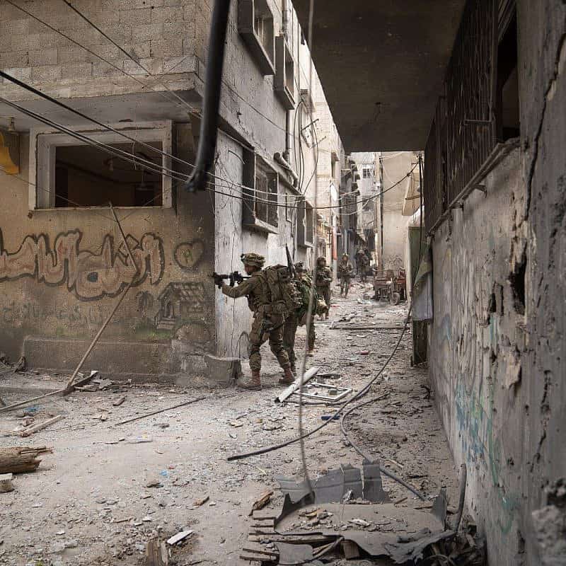 Israeli troops operating in the Hamas-ruled Gaza Strip, Nov. 20, 2023. Credit: IDF.