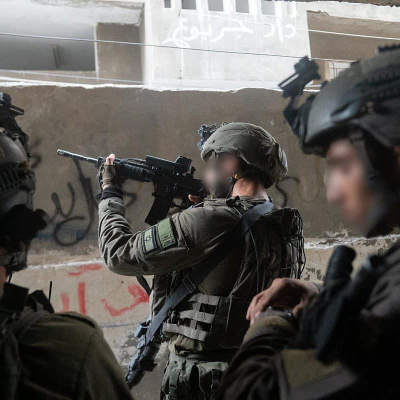 Israeli troops operating in the Hamas-ruled Gaza Strip, Nov. 22, 2023. Credit: IDF.