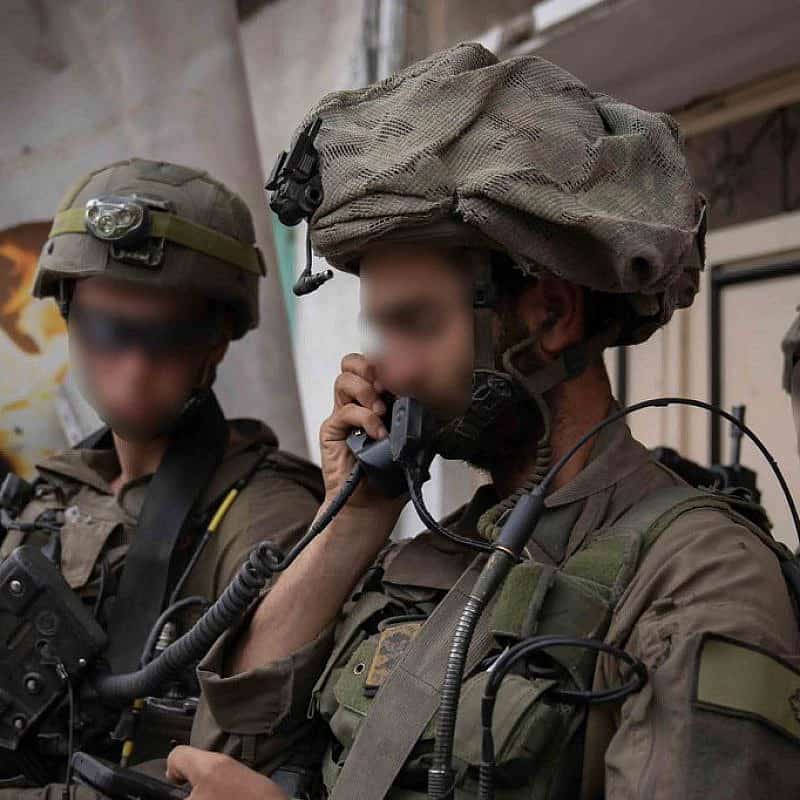 Israeli troops operating in the Hamas-ruled Gaza Strip, Nov. 28, 2023. Credit: IDF.