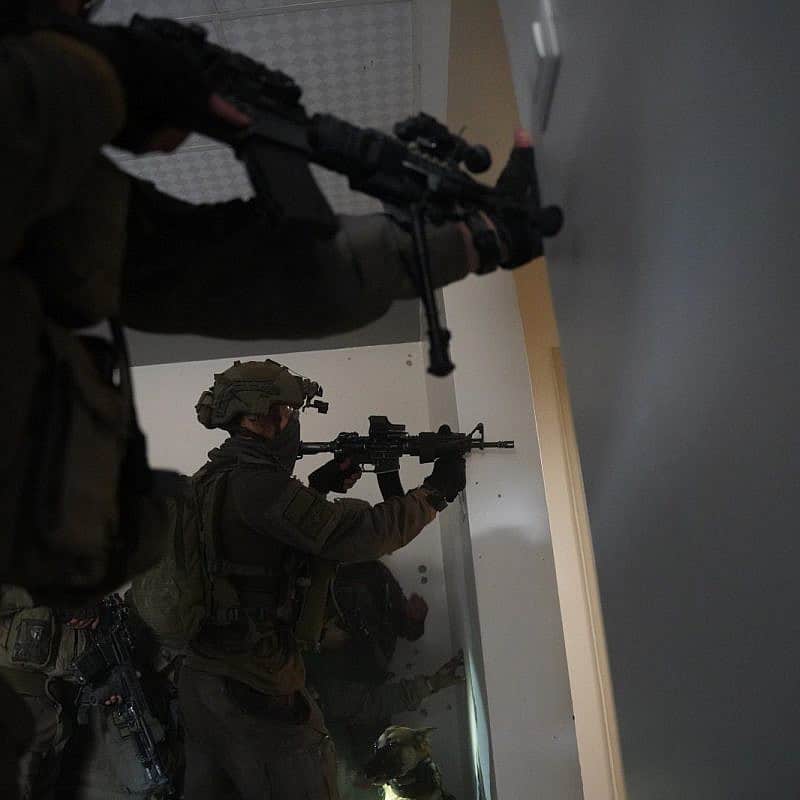 Israeli troops operating in the Hamas-ruled Gaza Strip, Nov. 20, 2023. Credit: IDF.