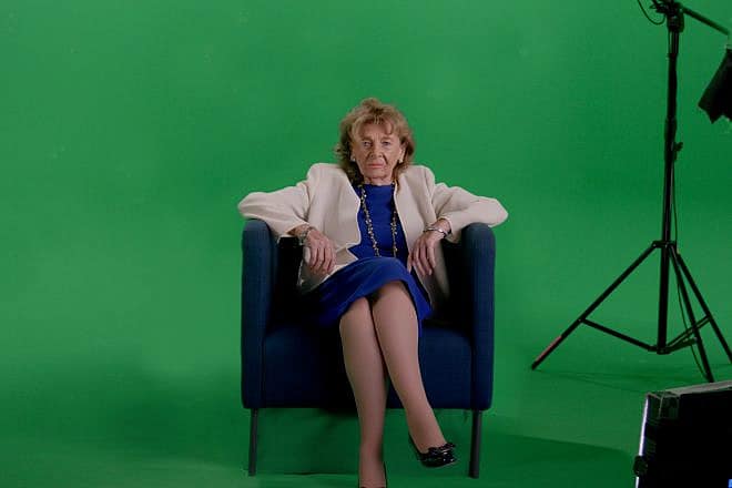 Charlotte Knobloch, a Holocaust survivor and Jewish leader, is at the center of a forthcoming virtual-reality project about Kristallnacht. Credit: Claims Conference.