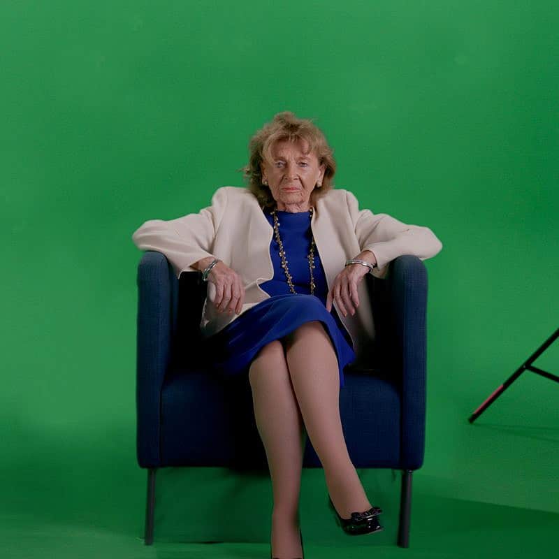 Charlotte Knobloch, a Holocaust survivor and Jewish leader, is at the center of a forthcoming virtual-reality project about Kristallnacht. Credit: Claims Conference.