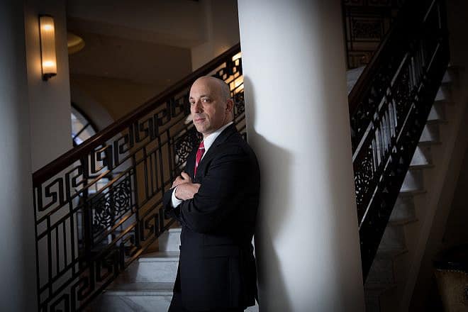 Jonathan Greenblatt, national director and CEO of the Anti-Defamation League, in Jerusalem, on June 5, 2017. Photo by Miriam Alster/Flash90.