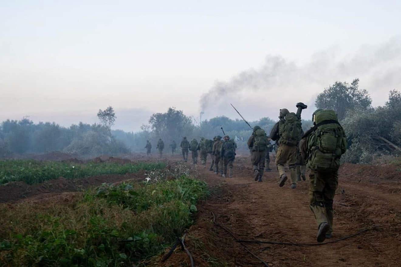 Israeli forces conducting ground operations in the Gaza Strip, Nov. 2, 2023. Credit: IDF.