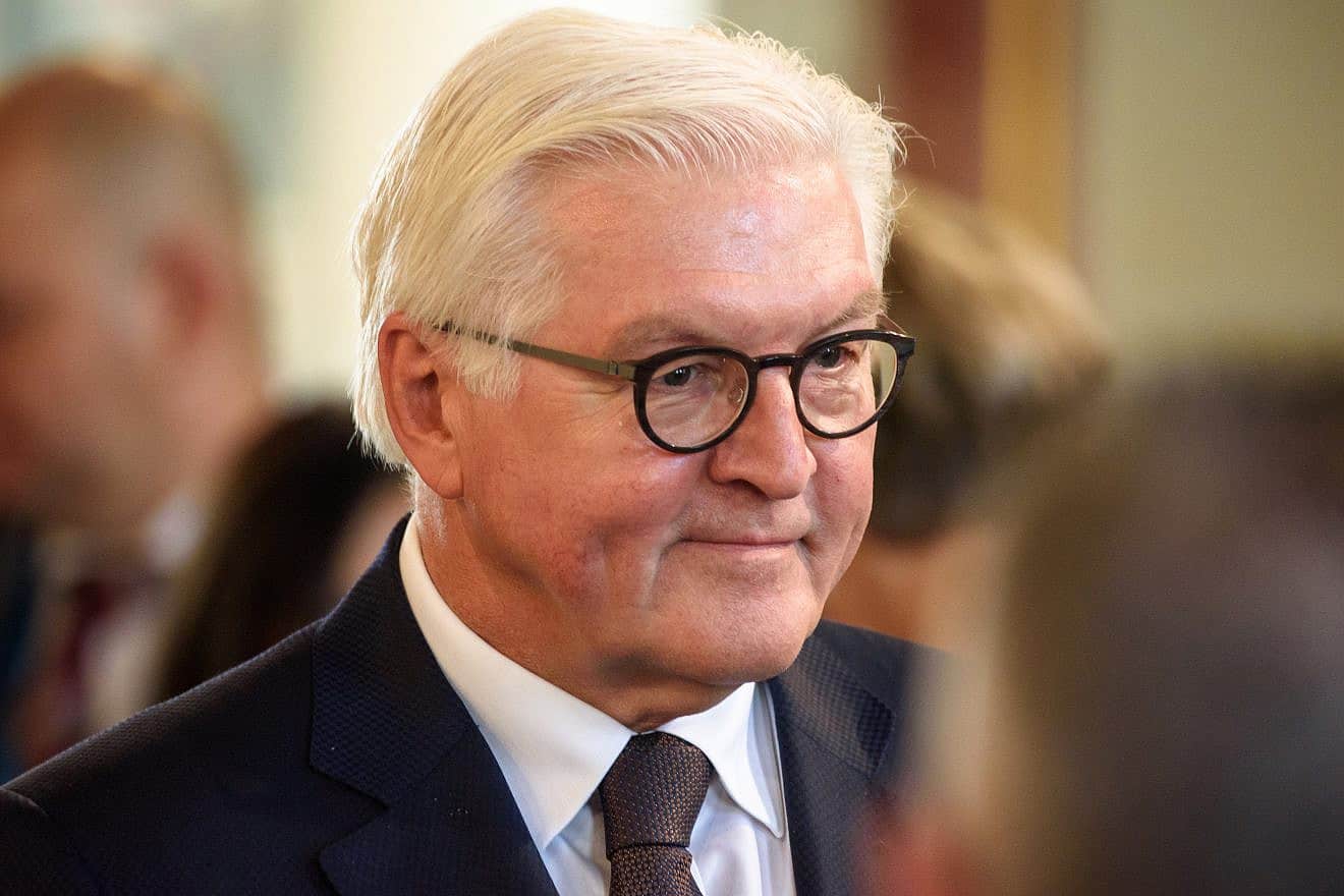 German President Frank-Walter Steinmeier in Latvia in 2018. Credit: Gints Ivuskans/Shutterstock.