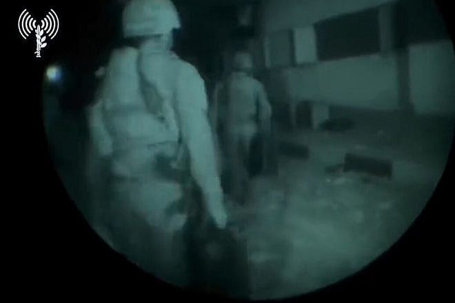 Israeli soldiers bring fuel to Shifa Hospital in Gaza City on Nov. 12, 2023. Credit: IDF.