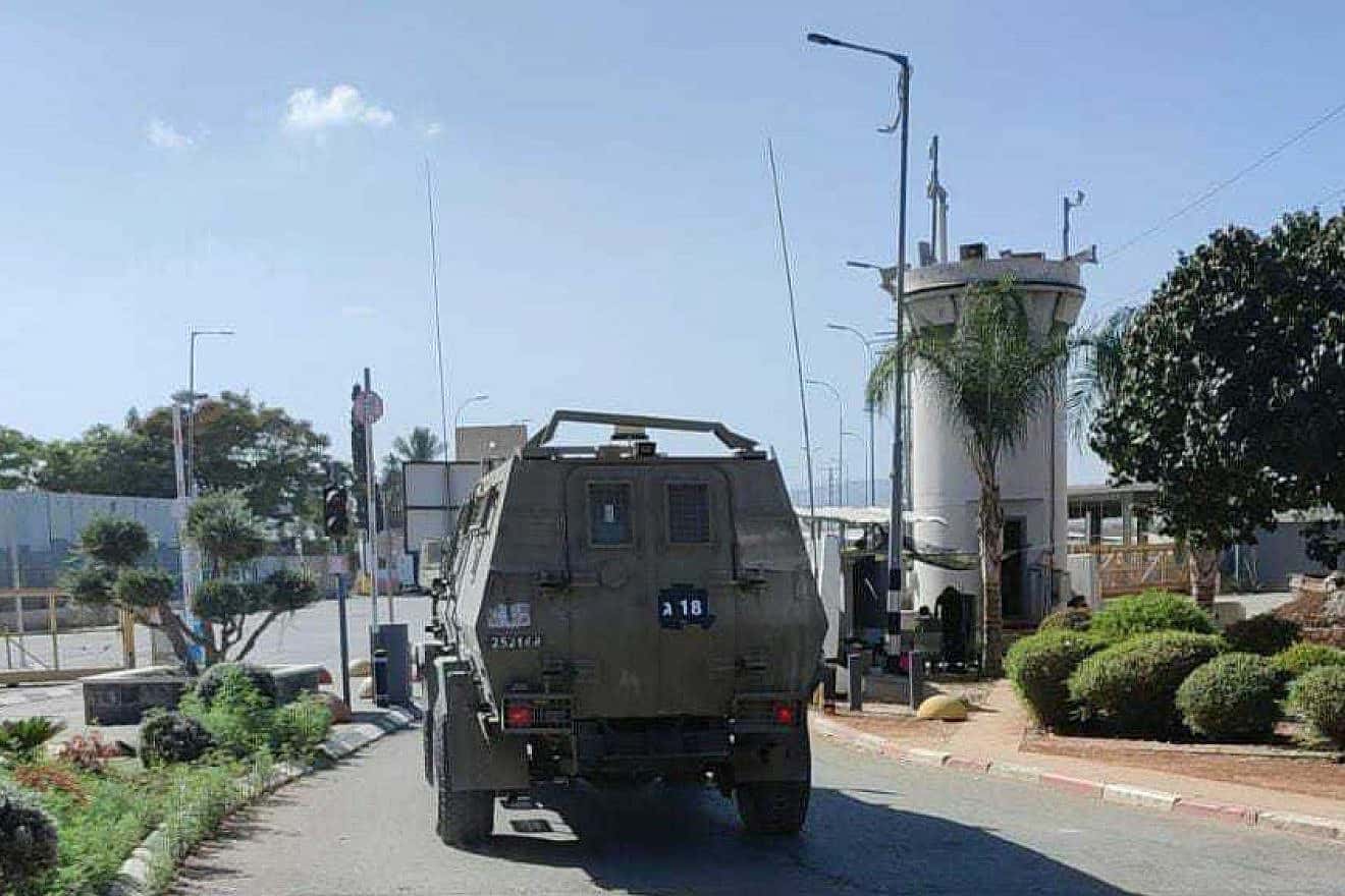 Israeli forces heading to the Jenin camp, Nov. 9, 2023. Credit: TPS.