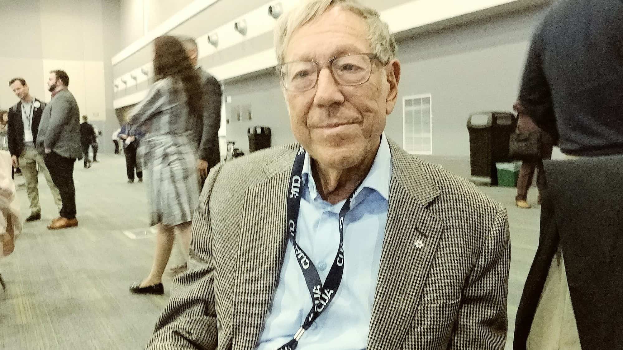 Former Canadian Justice Minister and Attorney General Irwin Cotler. Photo by Dave Gordon.