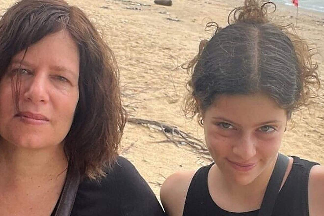 Hila Rotem Shoshani, 12, with her mother, Raya Rotem. Courtesy photo via TPS.