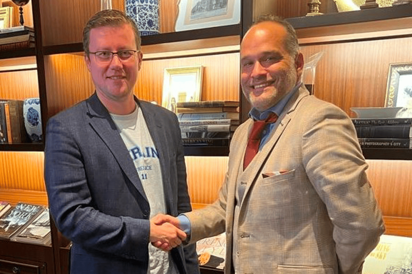 (From Left to Right) CEO of Ukraine Invest, Sergiy Tsivkach and CEO of Quantum Media Group, Ari Zoldan. (From Left to Right) CEO of Ukraine Invest, Sergiy Tsivkach and CEO of Quantum Media Group, Ari Zoldan.