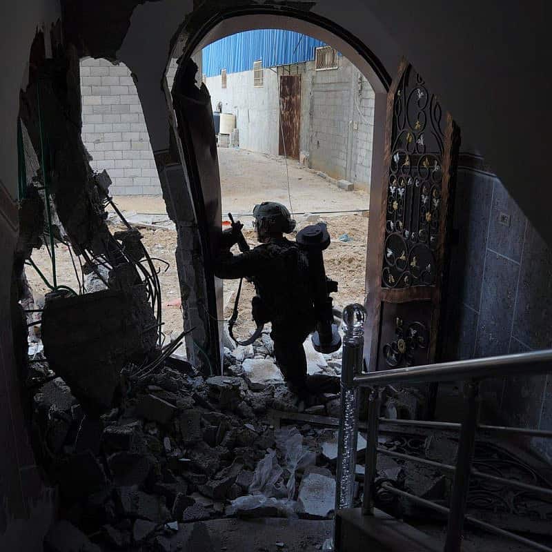 Israeli troops operating in the Hamas-ruled Gaza Strip, Dec. 12, 2023. Credit: IDF. Israeli troops operating in the Hamas-ruled Gaza Strip, Dec. 12, 2023. Credit: IDF.