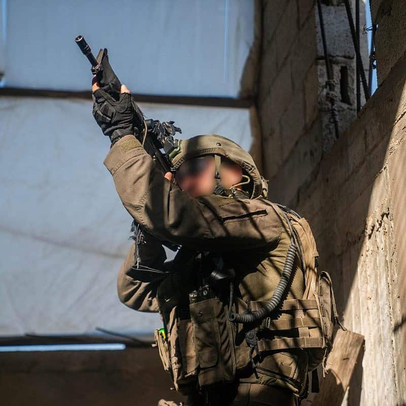 Israeli troops operating in the Hamas-ruled Gaza Strip, Dec. 24, 2023. Credit: IDF.