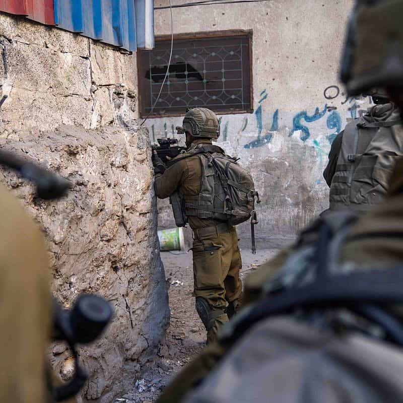 Israeli troops operating in the Hamas-ruled Gaza Strip, Dec. 29, 2023. Credit: IDF.