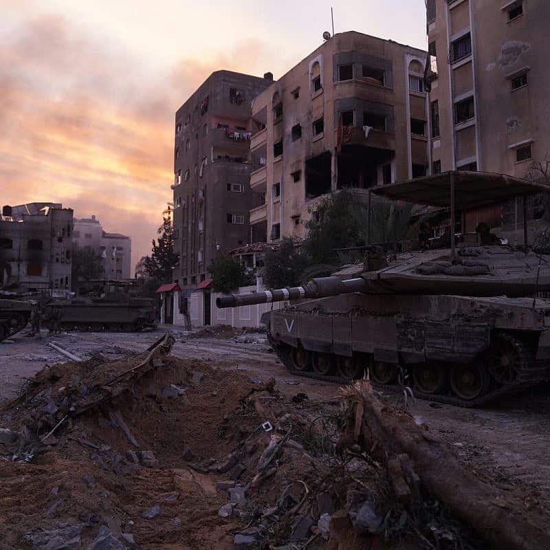 Israeli troops operating in the Hamas-ruled Gaza Strip, Dec. 17, 2023. Credit: IDF.