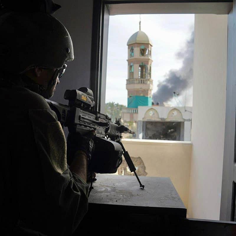 Israeli troops operating in the Hamas-ruled Gaza Strip, Dec. 21, 2023. Credit: IDF.
