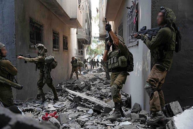 Israeli troops operating in the Hamas-ruled Gaza Strip, Nov. 29, 2023. Credit: IDF.