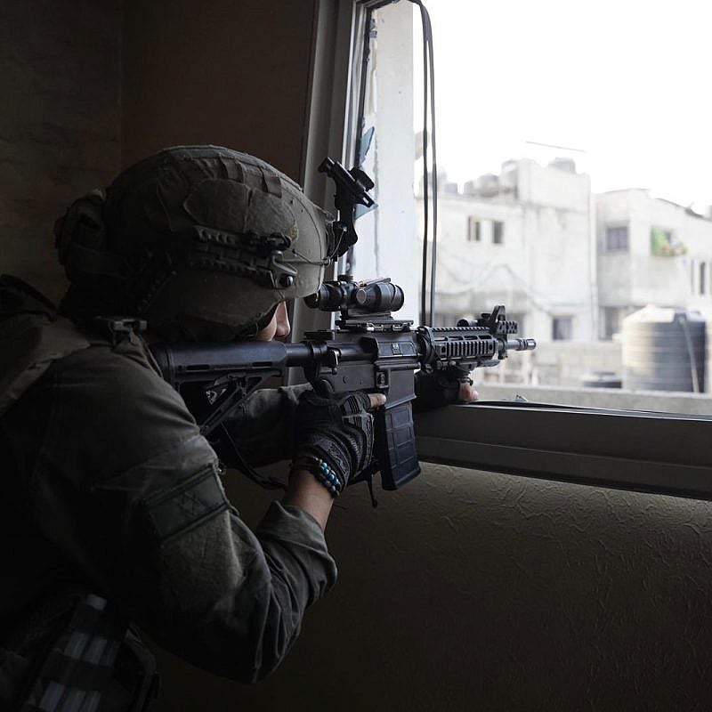 Israeli troops operating in the Hamas-ruled Gaza Strip, Dec. 18, 2023. Credit: IDF.