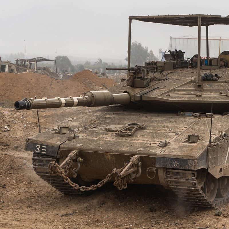 Israeli troops operating in the Hamas-ruled Gaza Strip, Dec. 8, 2023. Credit: IDF.
