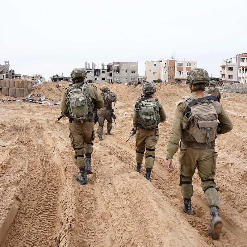 Israeli troops operating in the Hamas-ruled Gaza Strip, Dec. 11, 2023. Credit: IDF. Israeli troops operating in the Hamas-ruled Gaza Strip, Dec. 11, 2023. Credit: IDF.