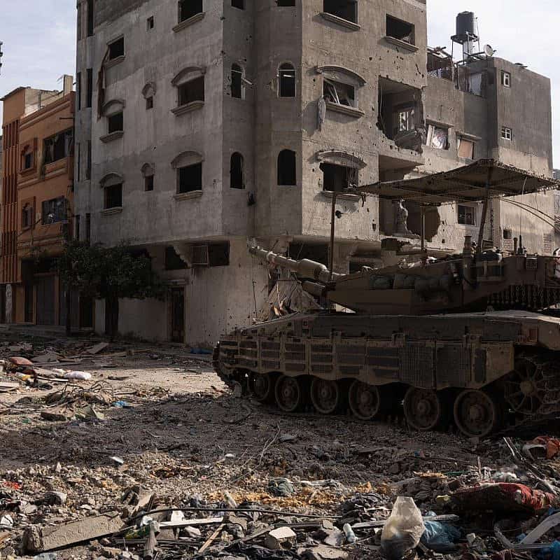 Israeli troops operating in the Hamas-ruled Gaza Strip, Dec. 17, 2023. Credit: IDF.