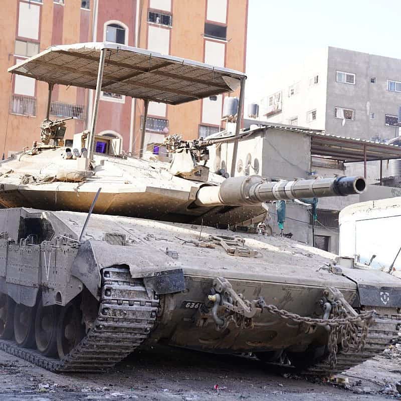 Israeli troops operating in the Hamas-ruled Gaza Strip, Dec. 18, 2023. Credit: IDF.