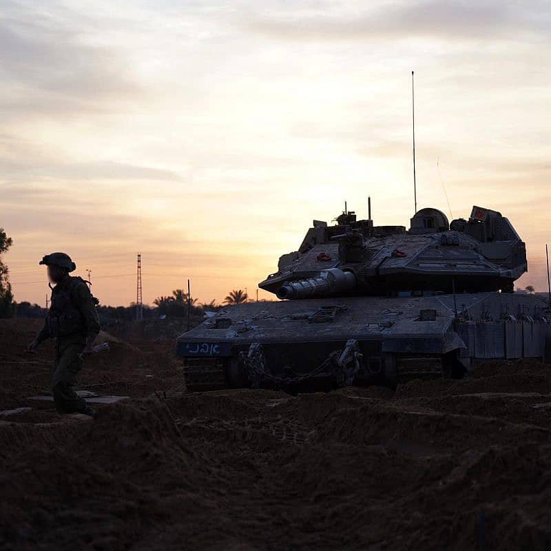Israeli troops operating in the Hamas-ruled Gaza Strip, Dec. 6, 2023. Credit: IDF.